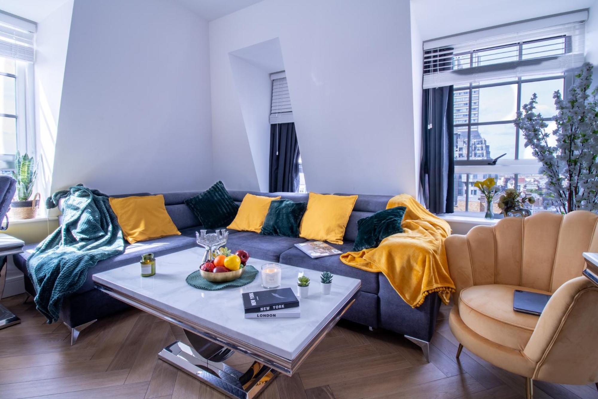 Апартаменты Marble Arch Penthouses With Skyline Views Лондон